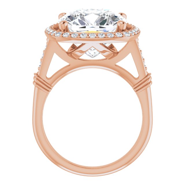 18K Rose Ring Mounting