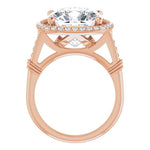 18K Rose Ring Mounting