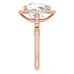 18K Rose Ring Mounting