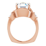 18K Rose Ring Mounting