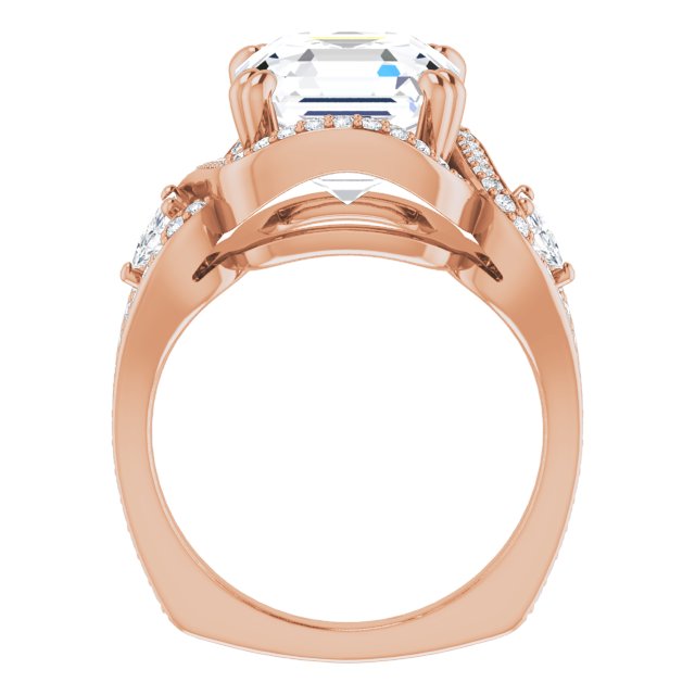 14K Rose Ring Mounting