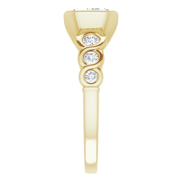 14K Yellow Engagement Ring Mounting