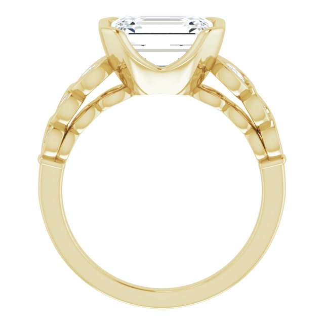 14K Yellow Engagement Ring Mounting