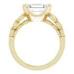 14K Yellow Engagement Ring Mounting