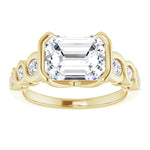 14K Yellow Engagement Ring Mounting