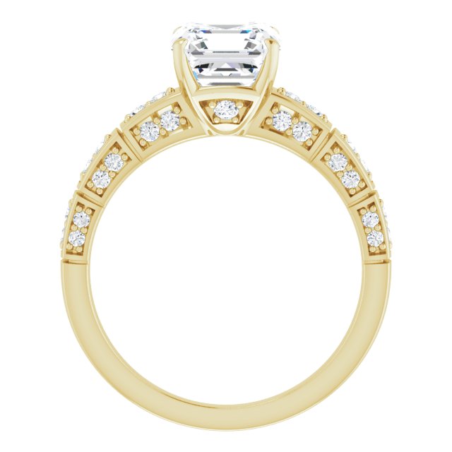 14K Yellow Engagement Ring Mounting