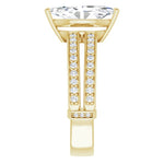 14K Yellow Engagement Ring Mounting - The Diamond Club