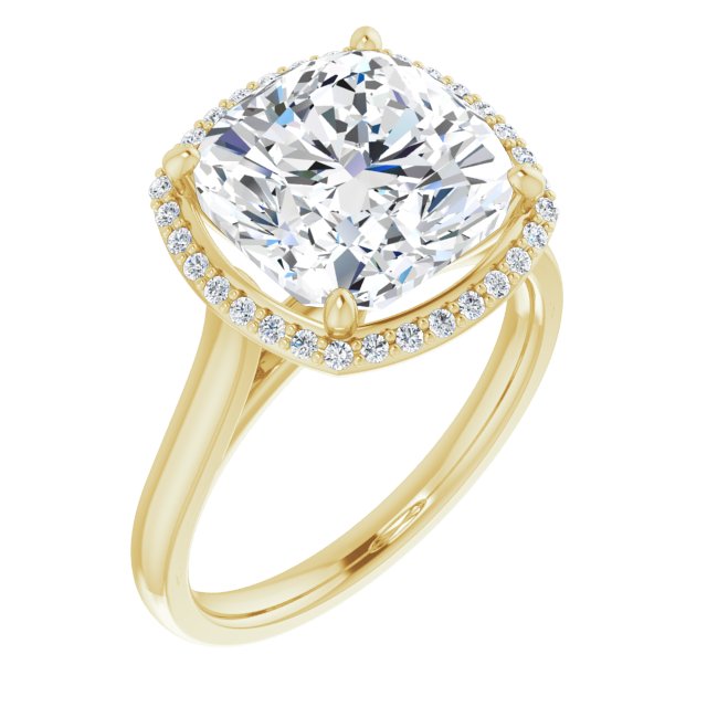 14K Yellow Engagement Ring Mounting