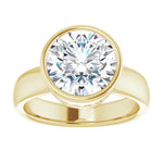 18K Yellow Engagement Ring Mounting