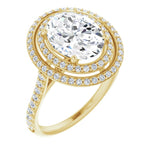 14K Yellow Engagement Ring Mounting