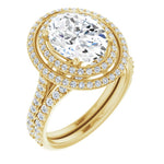 14K Yellow Engagement Ring Mounting