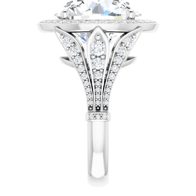 Platinum Engagement Ring Mounting