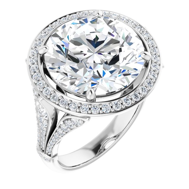 Platinum Engagement Ring Mounting