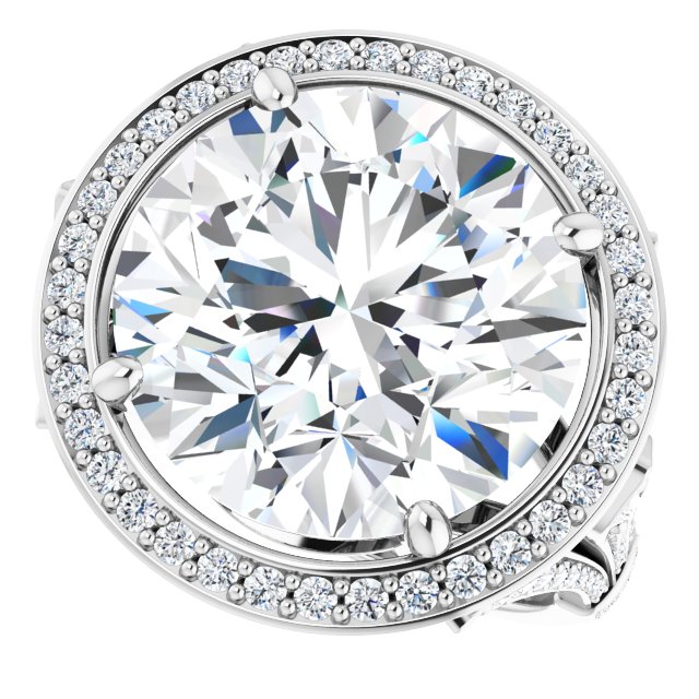 Platinum Engagement Ring Mounting