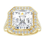 18K Yellow Engagement Ring Mounting