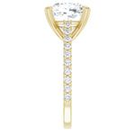 18K Yellow Engagement Ring Mounting