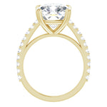 18K Yellow Engagement Ring Mounting