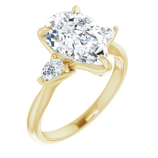 18K Yellow Ring Mounting