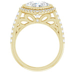 14K Yellow Engagement Ring Mounting