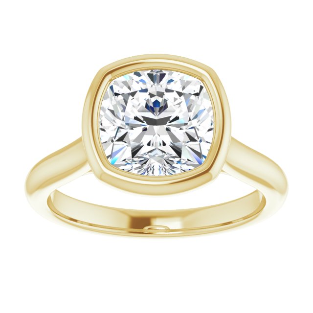 14K Yellow Engagement Ring Mounting