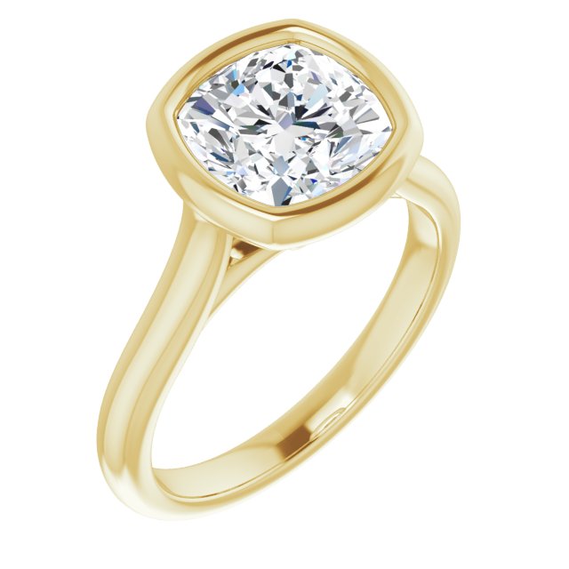 14K Yellow Engagement Ring Mounting