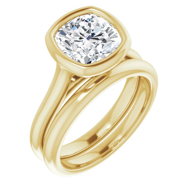 14K Yellow Engagement Ring Mounting