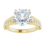 14K Yellow Engagement Ring Mounting