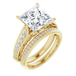 18K Yellow Engagement Ring Mounting