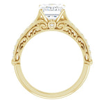 14K Yellow Engagement Ring Mounting