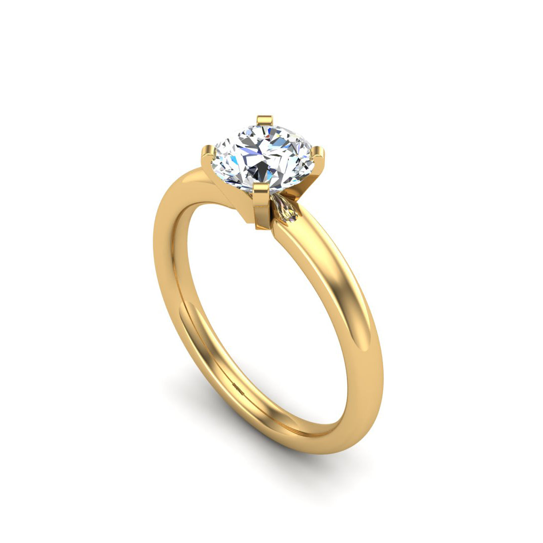Lillian 4 Prong Solitaire Engagement Ring