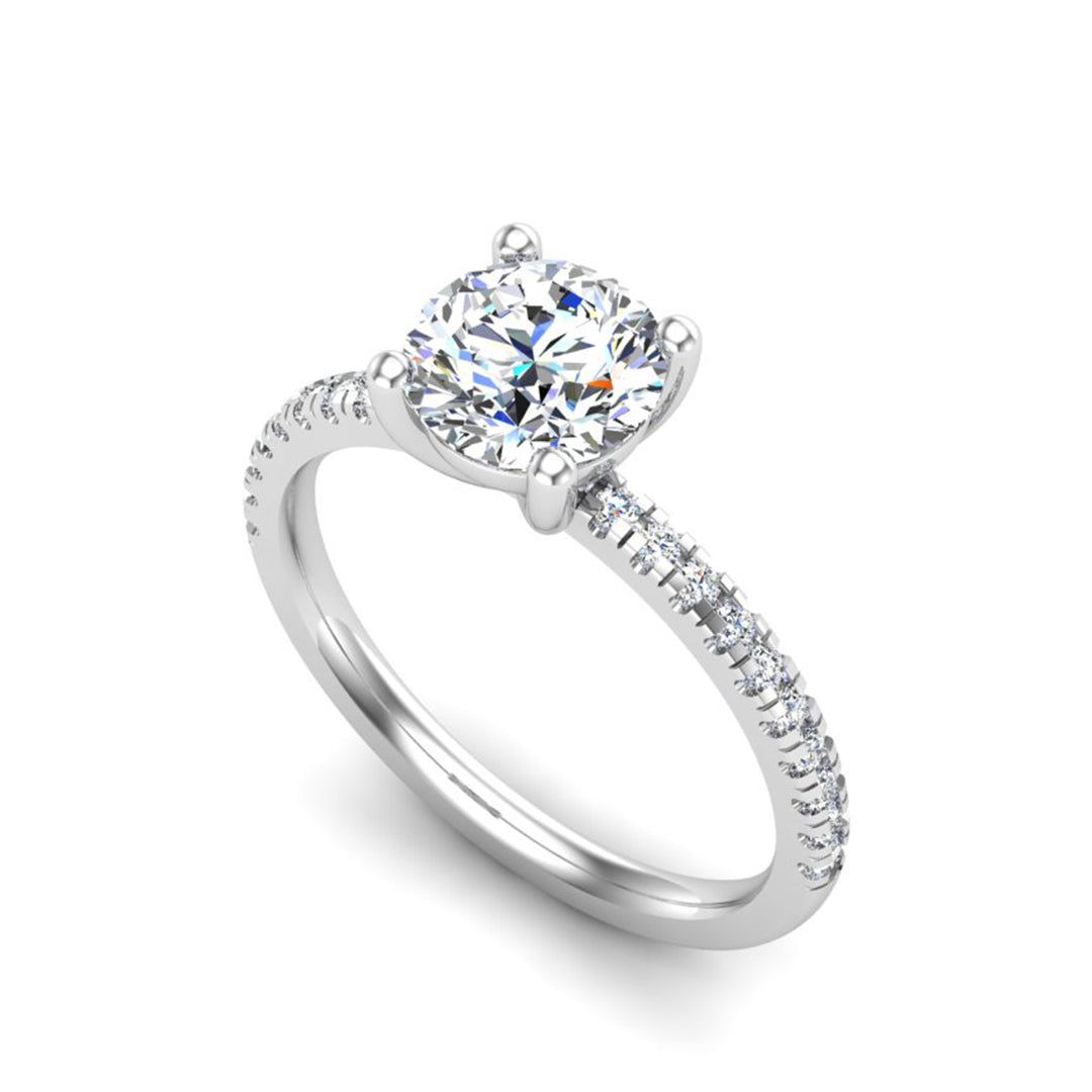Kennedy Pave Engagement Ring