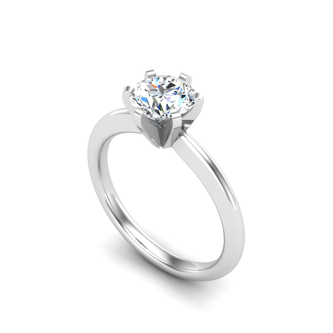 Maria 6 Prong Solitaire Engagement Ring