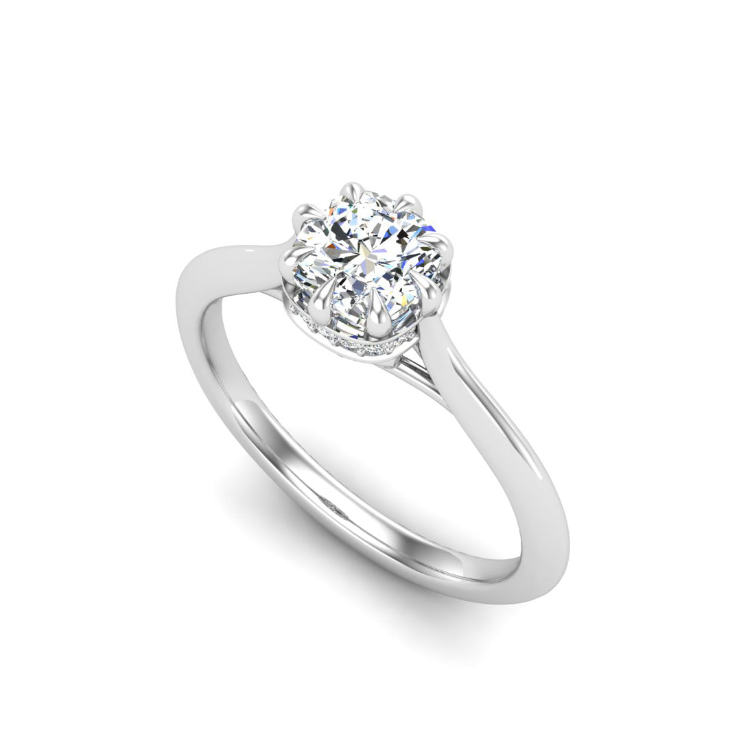 Ella Vintage Solitaire - The Diamond Club